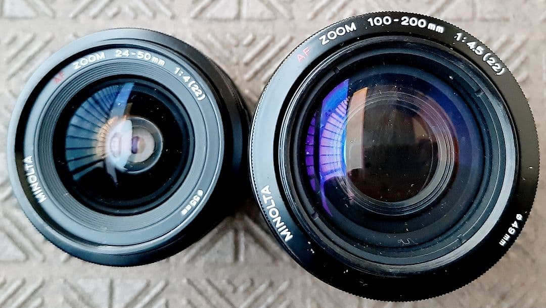 2個セット Minolta ミノルタ AF ZOOM 24-50mm F4