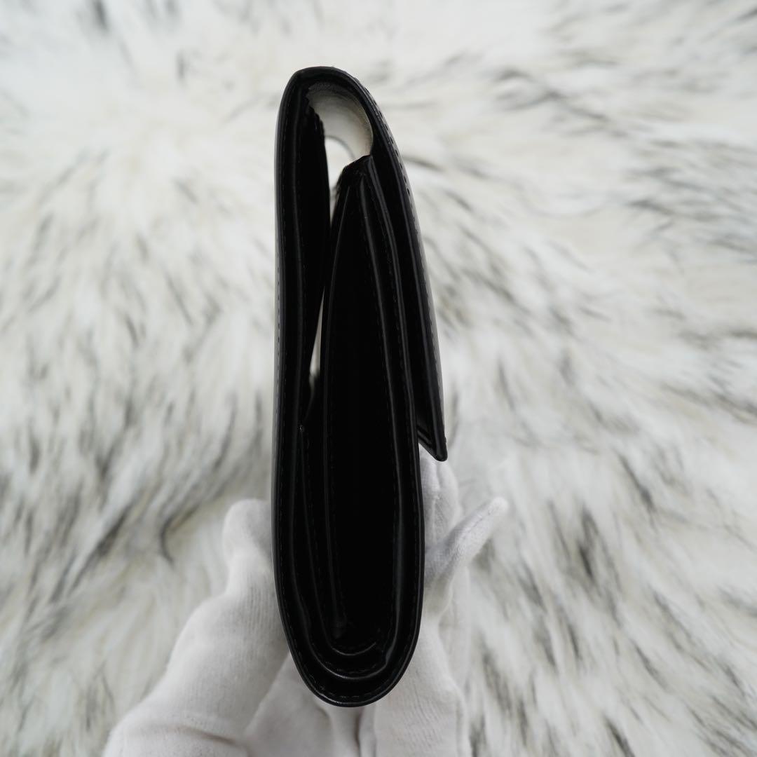 未使用品　Cartier カルティエ　三つ折り財布　パンテール　ブラック　レザー