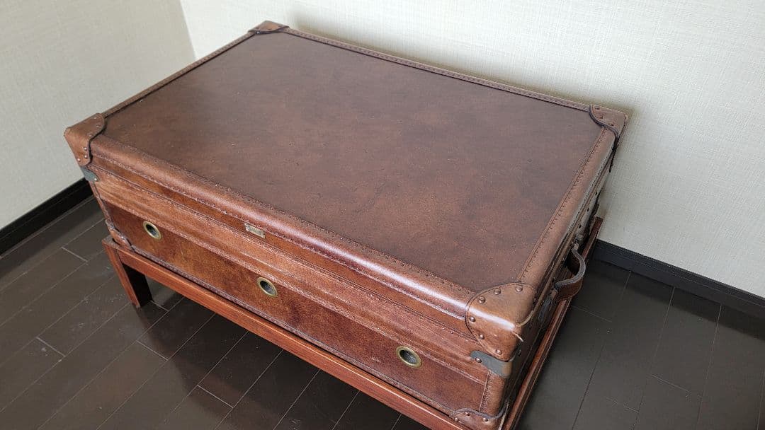 HALO トランクテーブル ヴィンテージ スタンド付