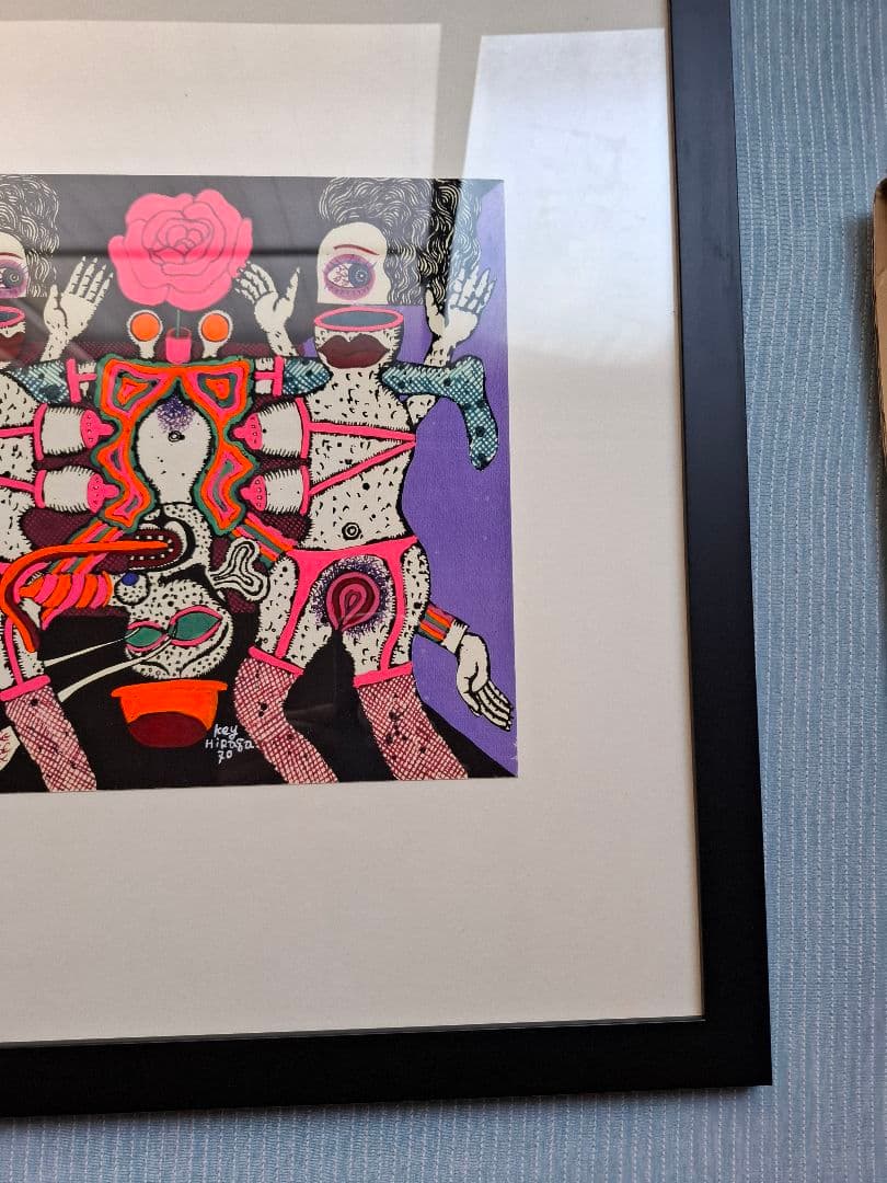 平賀敬　『H氏の優雅な生活』額入り作品