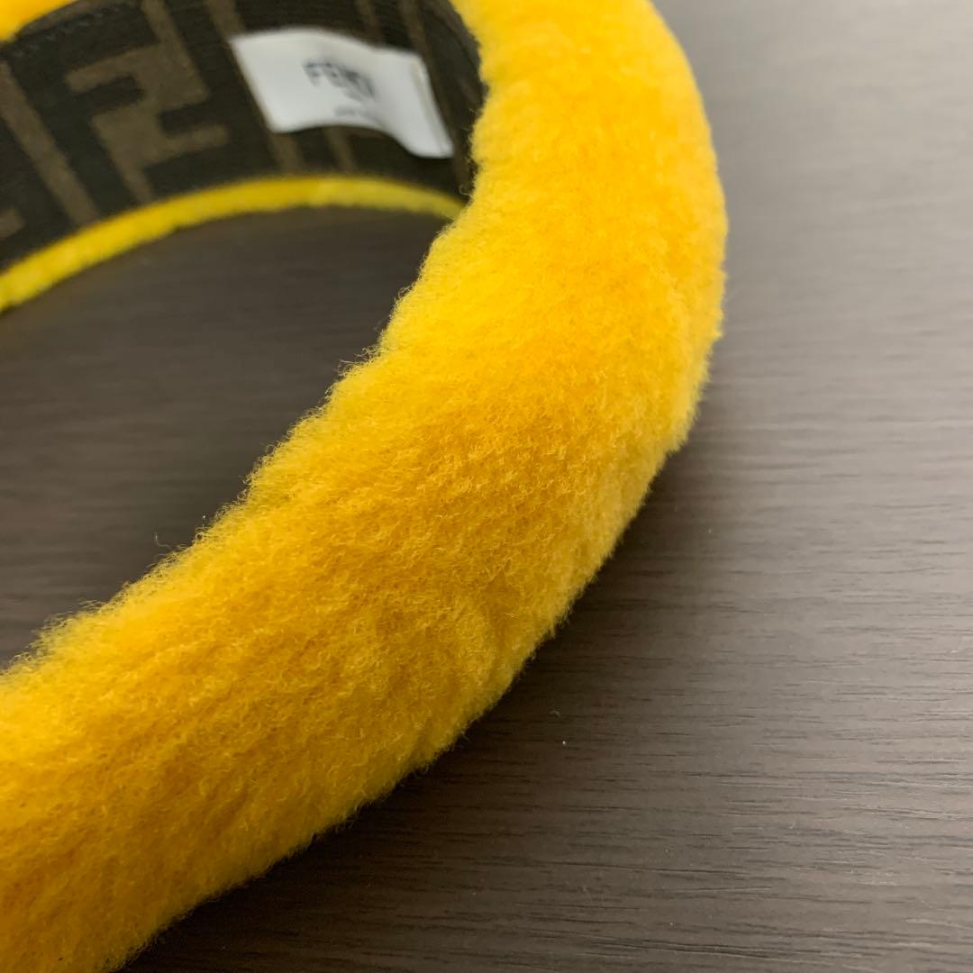FENDI 黄色 カチューシャ