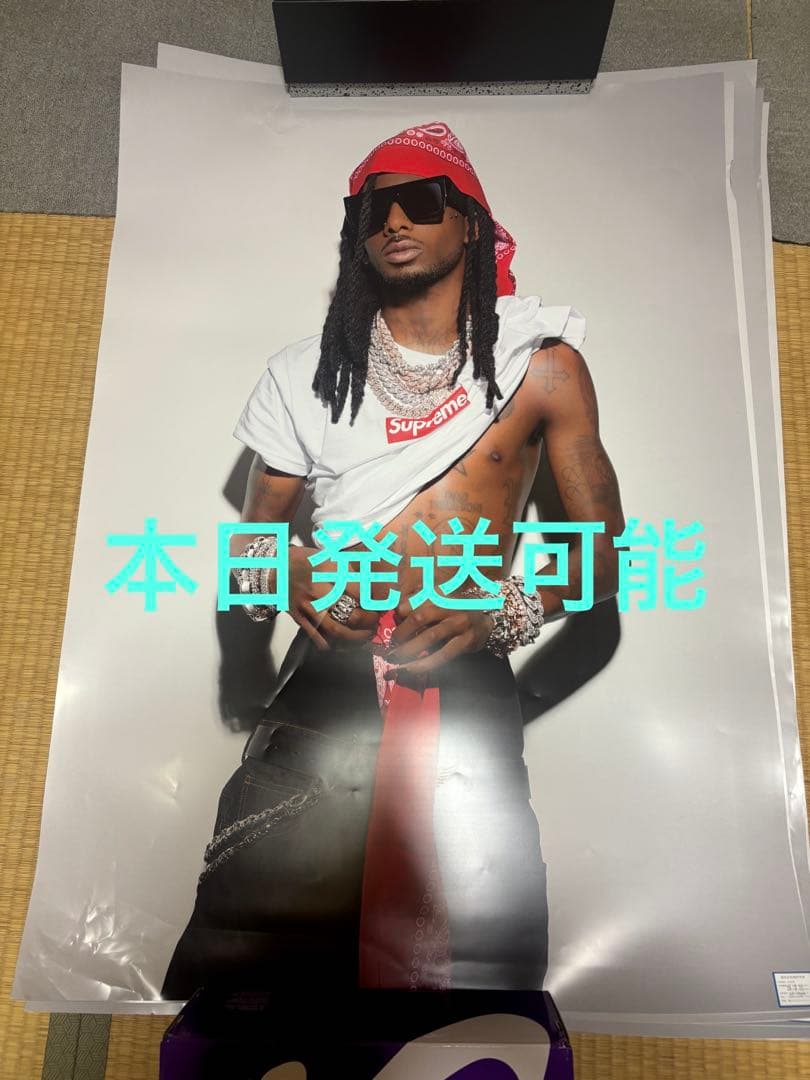 supreme×playboi carti ポスター