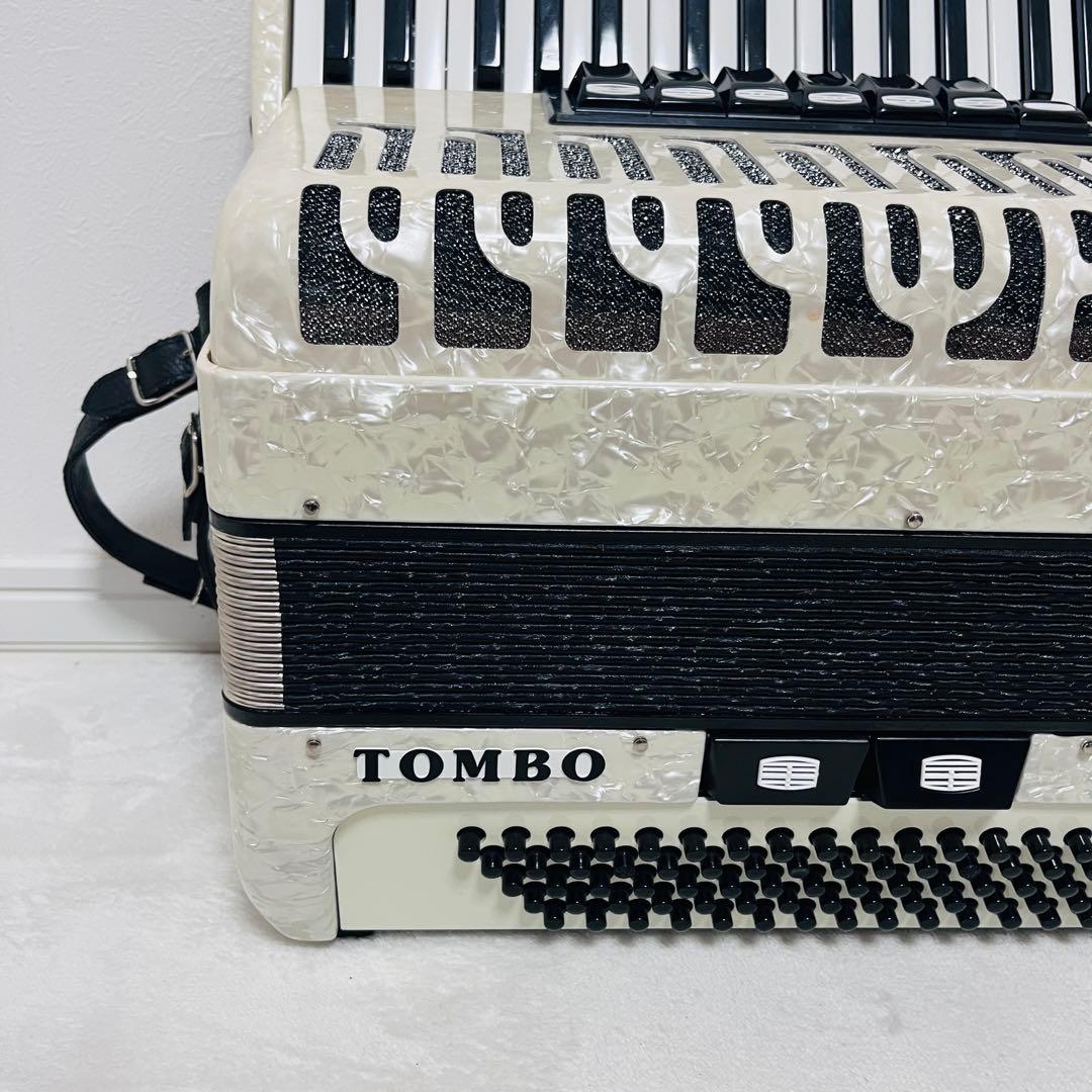 【美品】TOMBO トンボ 独奏用アコーディオン J-80C Musette