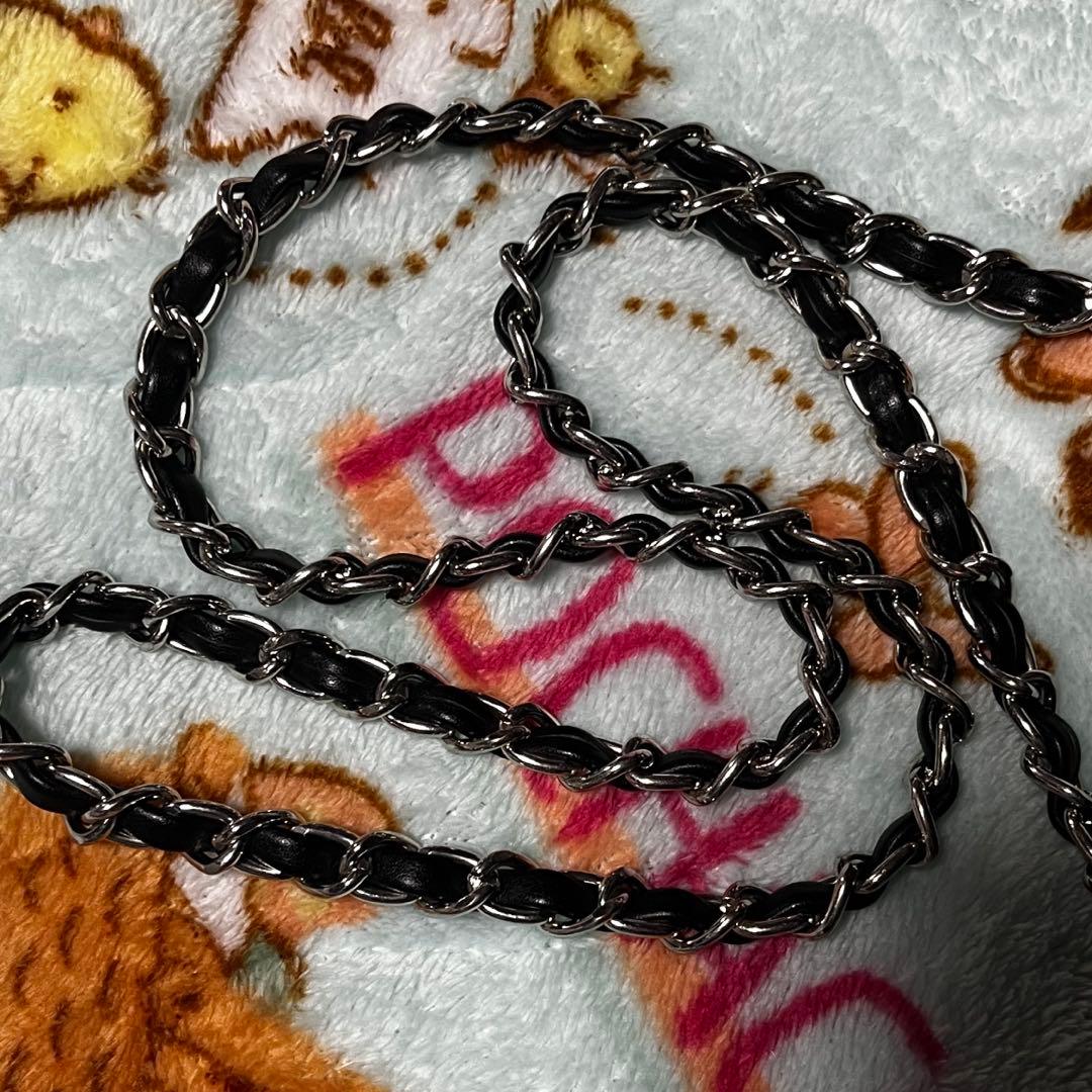 Darich ダーリッチ キルティングビジュースクエアミニバッグ BLK