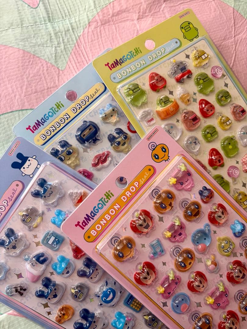 【正規品】たまごっちボンボンドロップシール 4パックセット