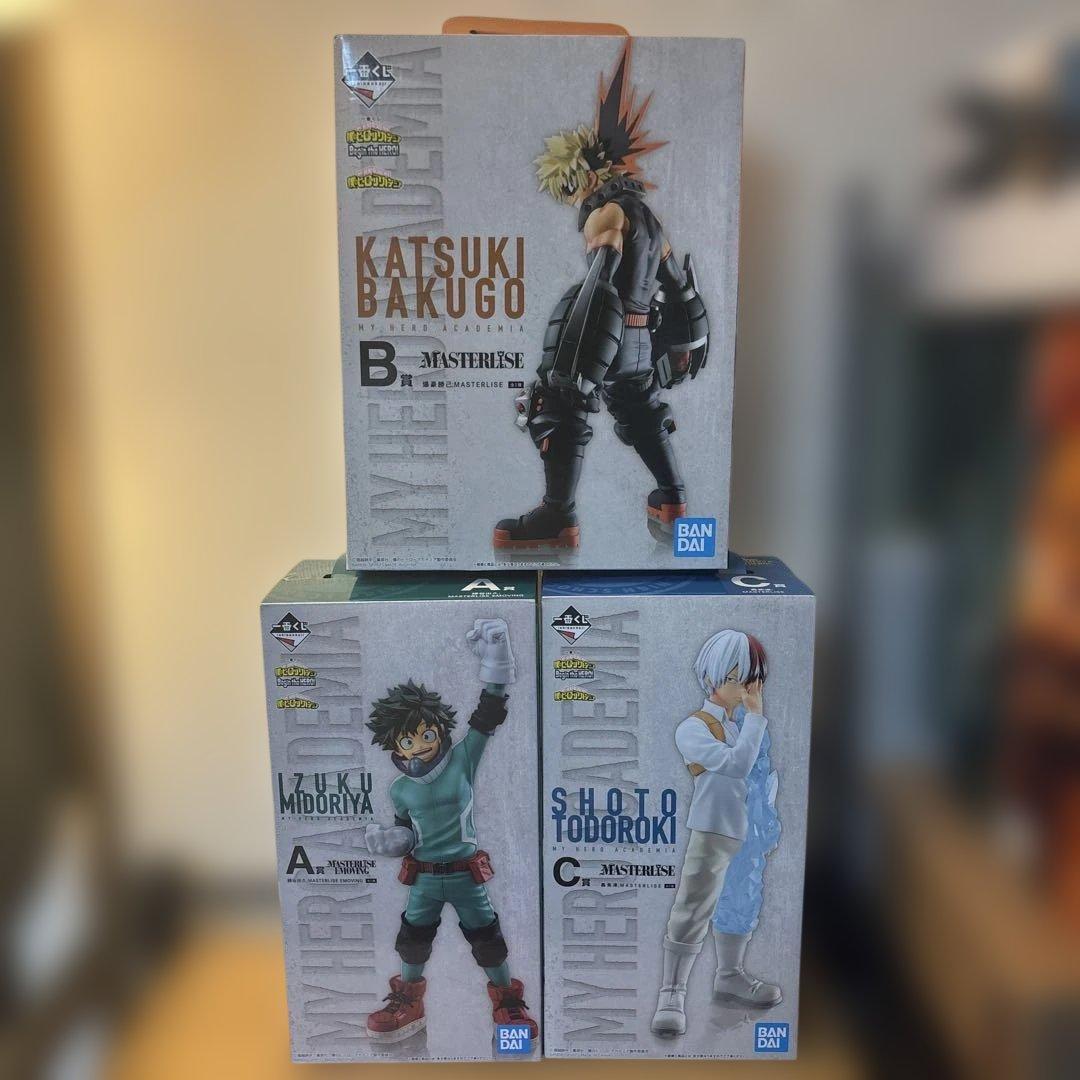 ヒロアカ 一番くじ Begi the HERO! フィギュア3体セット