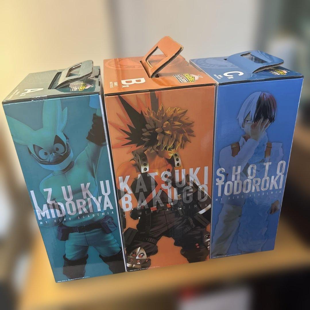 ヒロアカ 一番くじ Begi the HERO! フィギュア3体セット