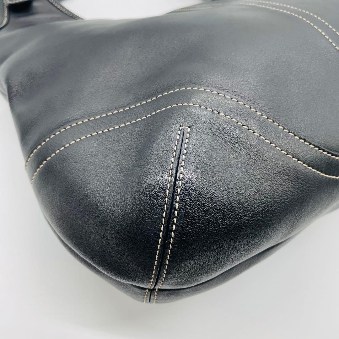 コーチ　ショルダーバッグ　9249 ホーボー　ブラック　美品