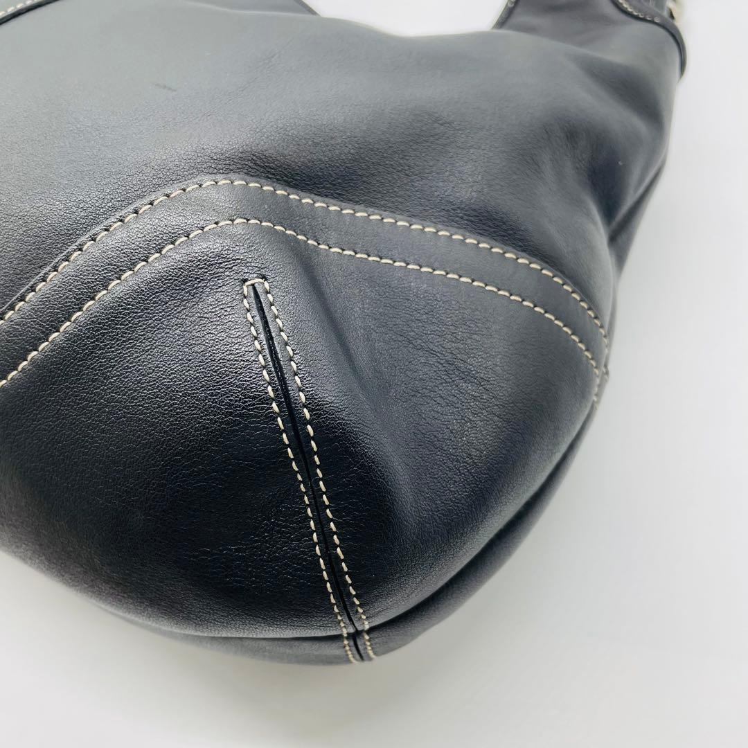 コーチ　ショルダーバッグ　9249 ホーボー　ブラック　美品