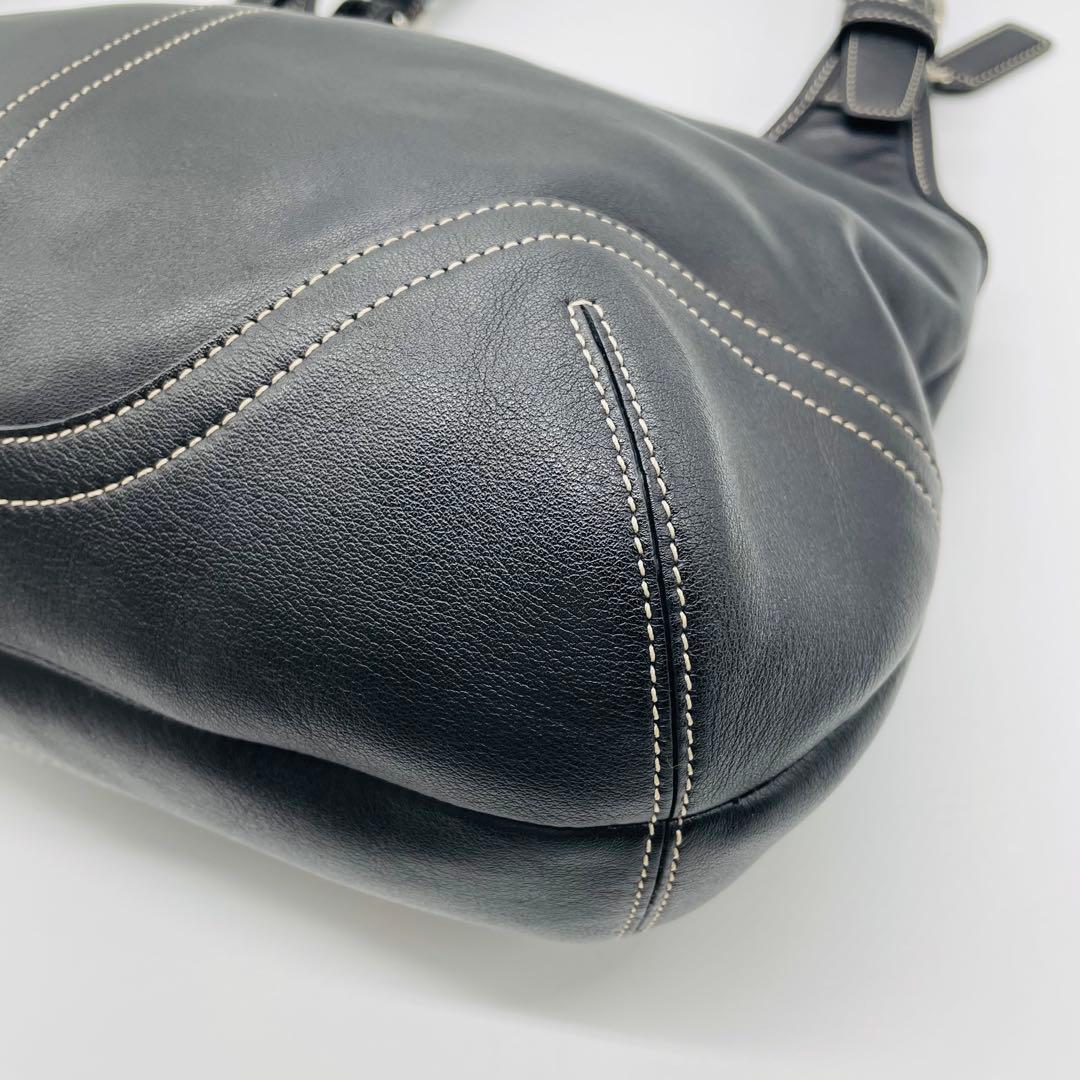 コーチ　ショルダーバッグ　9249 ホーボー　ブラック　美品