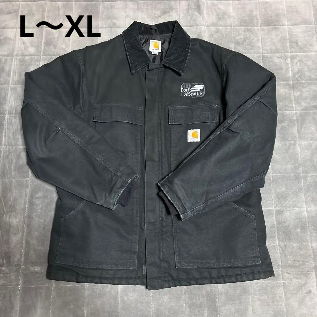 Carhartt ブラック　デトロイトジャケット