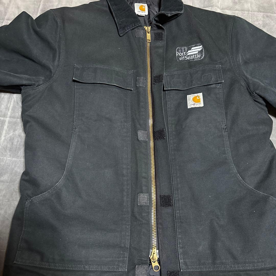 Carhartt ブラック　デトロイトジャケット