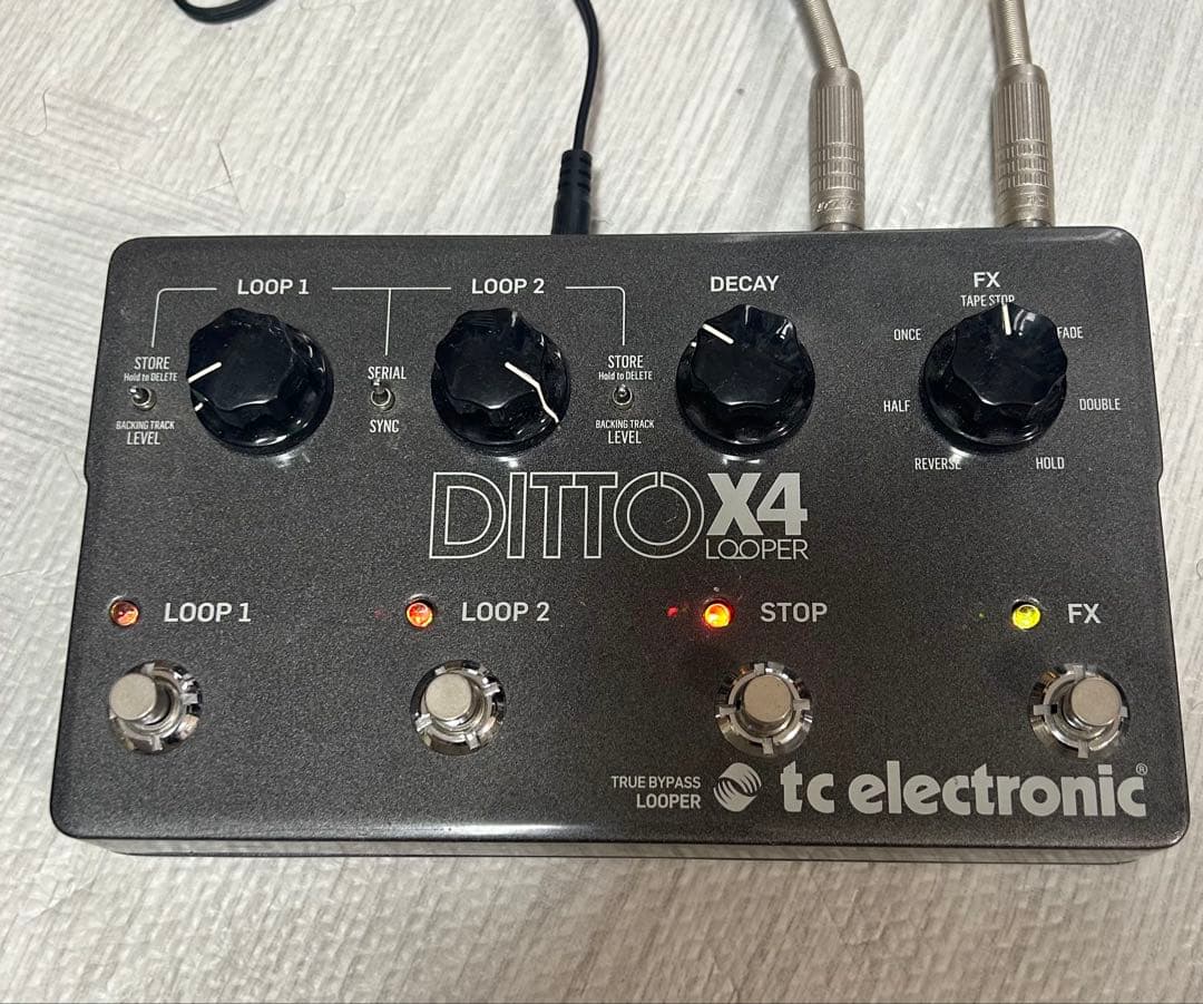 ジャンク品 tc electronic Ditto X4 looper ルーパー