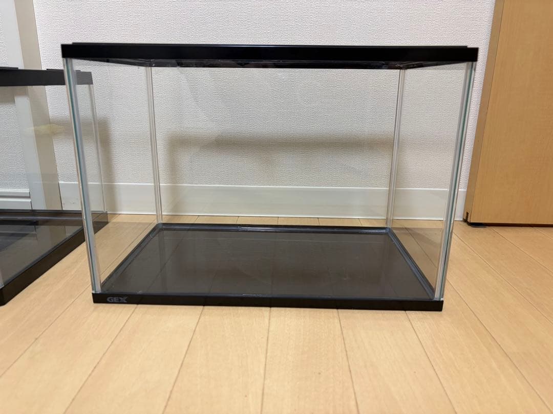 GEX ガラス水槽 黒枠 ３つセット売り 引き取り限定