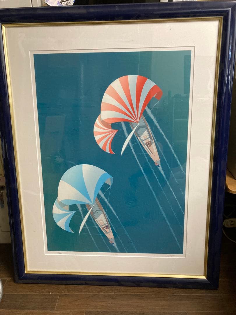 キース・レイノルズ　TOP SIDE 風をはらませたスピネーカー