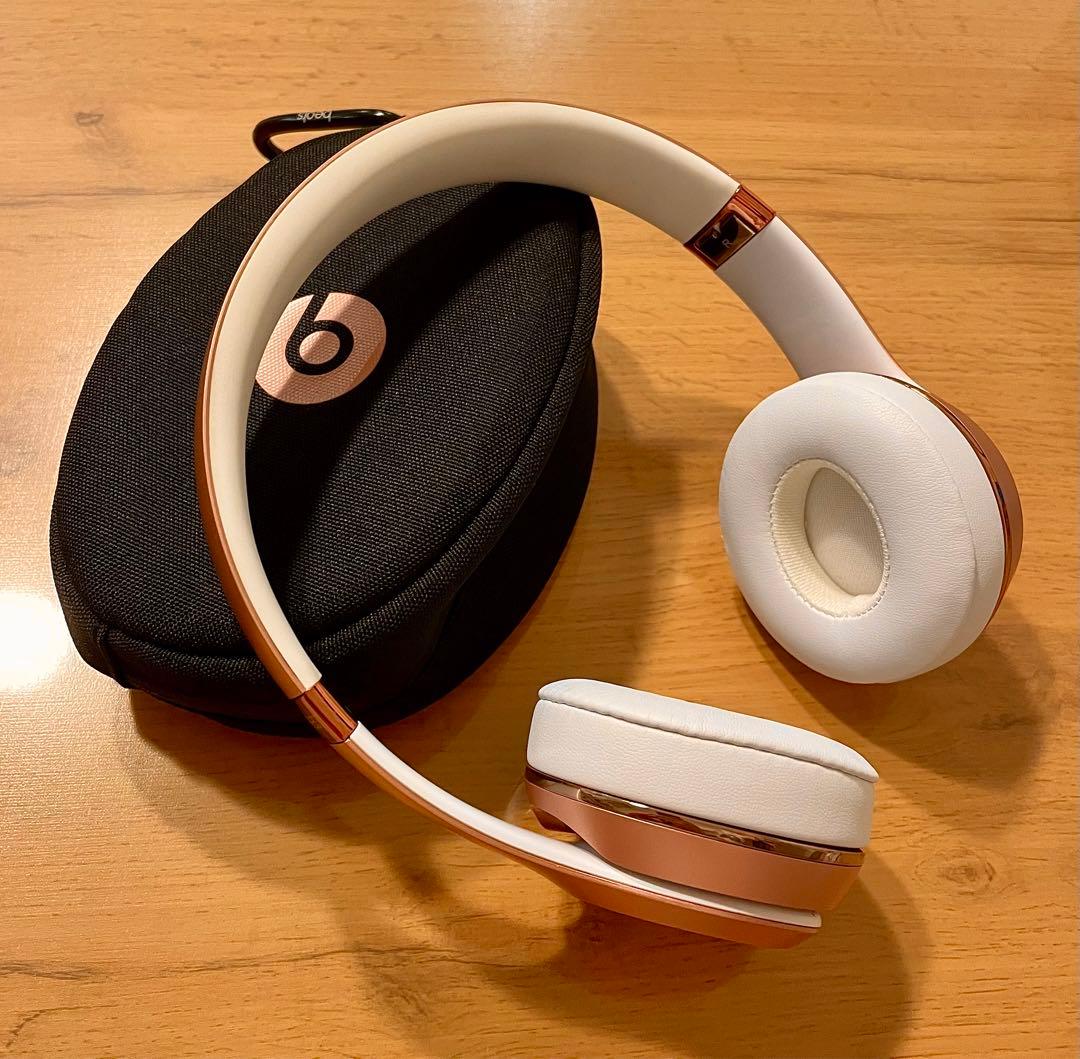 【セール中！】beats solo 3ワイヤレス ヘッドホン　ローズゴールド