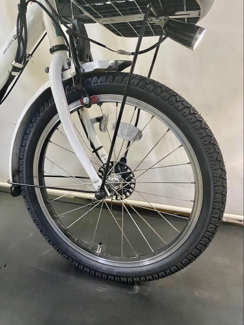 1年保証 送料無料　ヤマハ　パスバビー　20インチ 白色　電動アシスト自転車