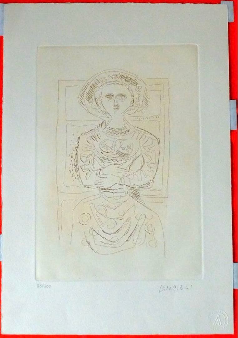 2168様感謝‼️真作イタリア巨匠マッシモ・カンピリ「カザノヴァ」エッチング