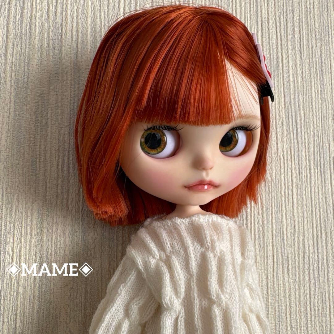 アイシードールカスタム ♡白肌・オレンジブラウン♡