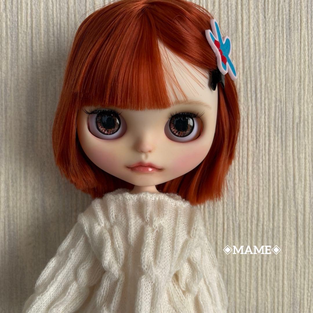 アイシードールカスタム ♡白肌・オレンジブラウン♡