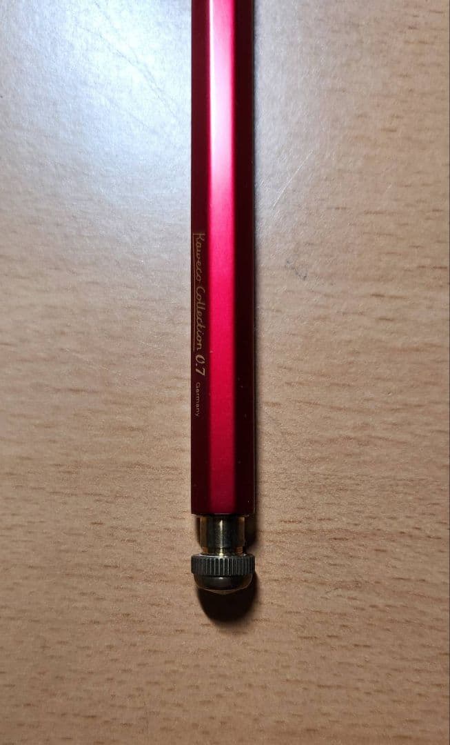 カヴェコスペシャル レッド シャープペン 0.7mm（クリップ付き）