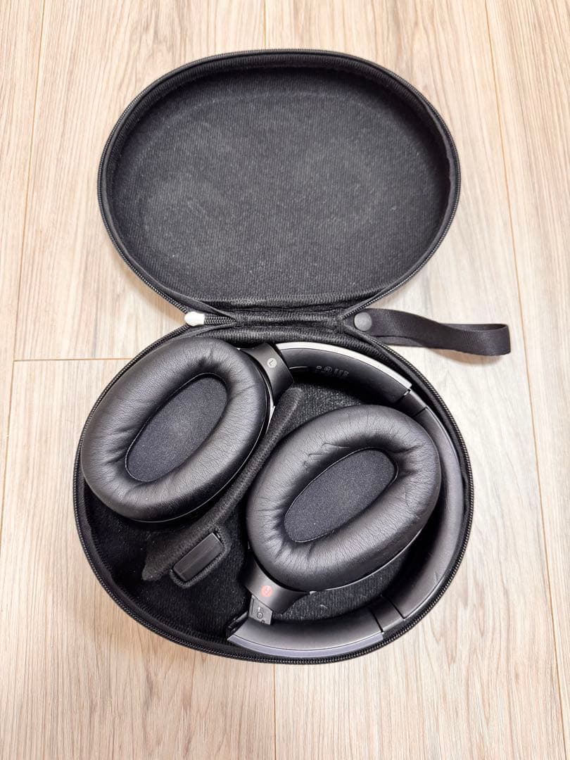 Sony WH-1000XM2 ブラック ノイズキャンセリング 収納ケース付き