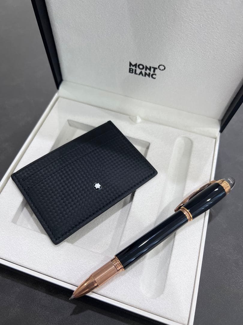 ブラックフライデーセール中！！【新品極美品】モンブラン　ボールペン　カードケース