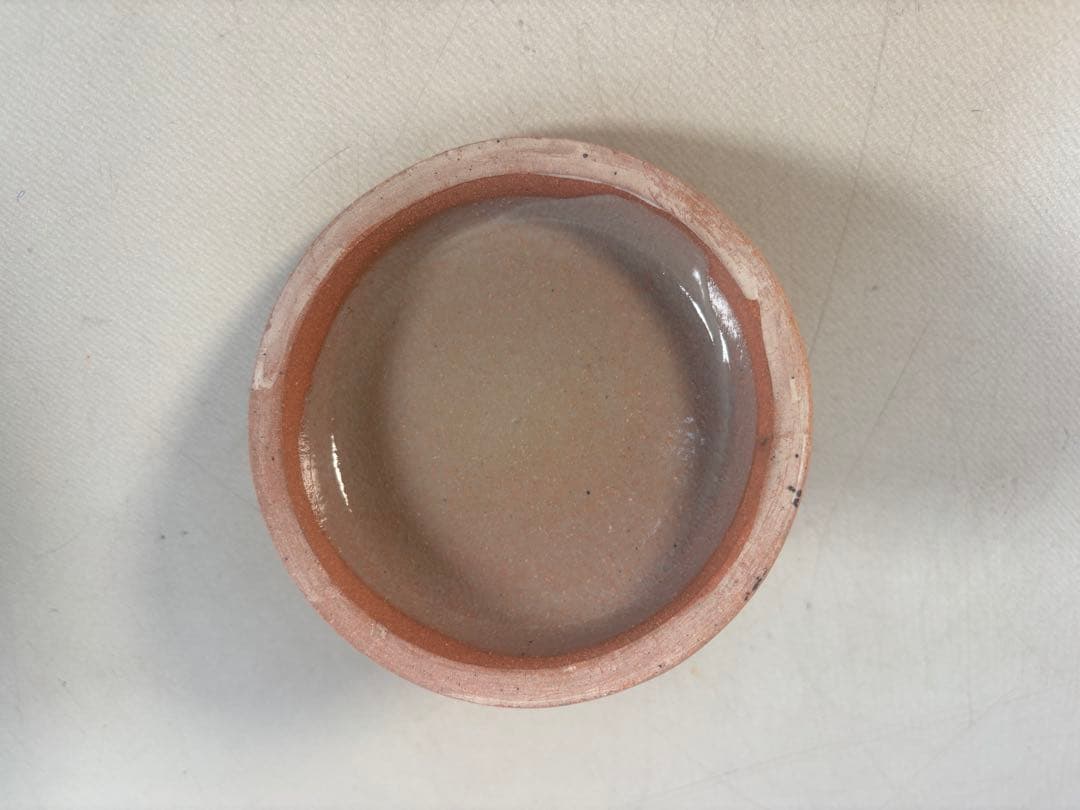 陶器製茶道具 鳳凰風炉　茶釜　敷板(皿)付き