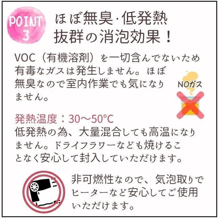 しらたま★1000g×3個★レジン液★大容量★セット★AB液エポキシ樹脂