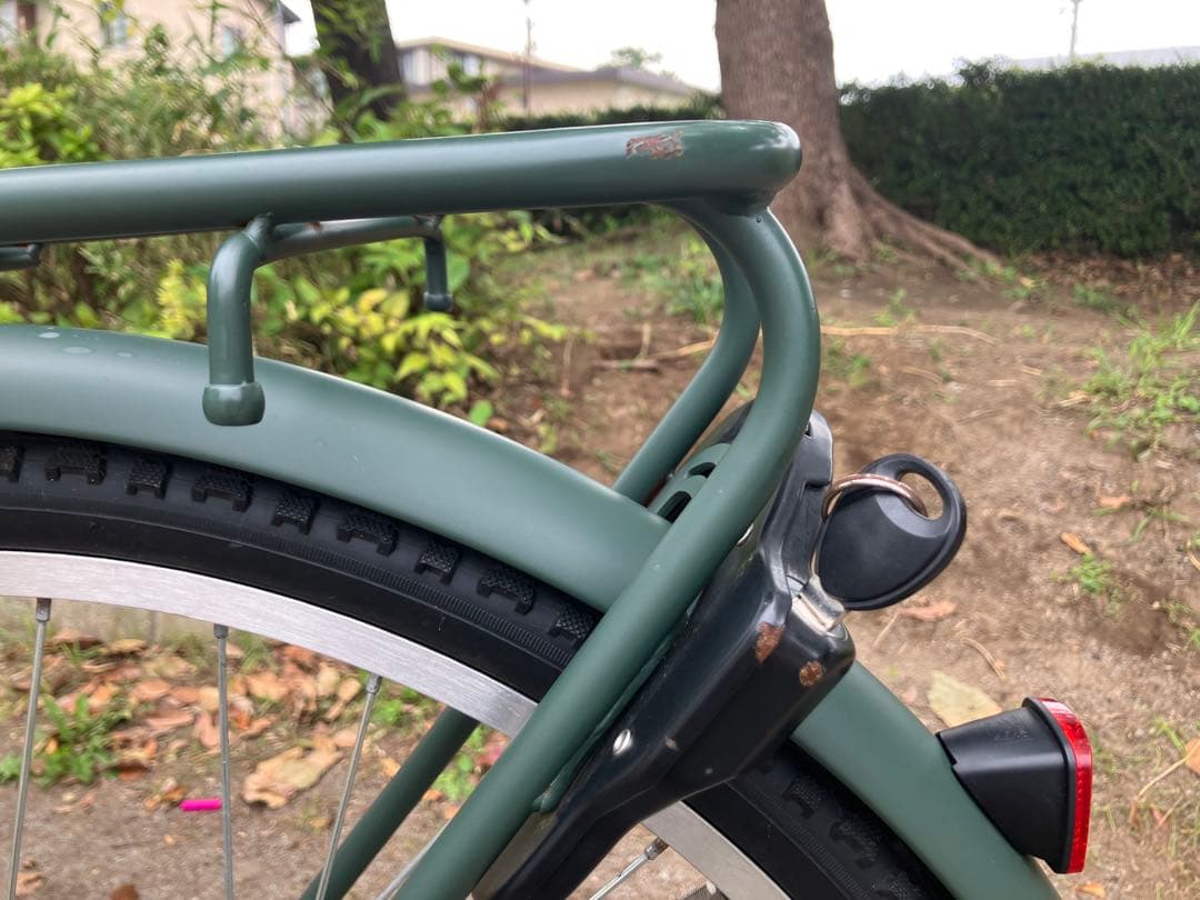 【引き取り限定】あさひ ボールドライン(マットオリーブ)BAA266HD-Ｏ