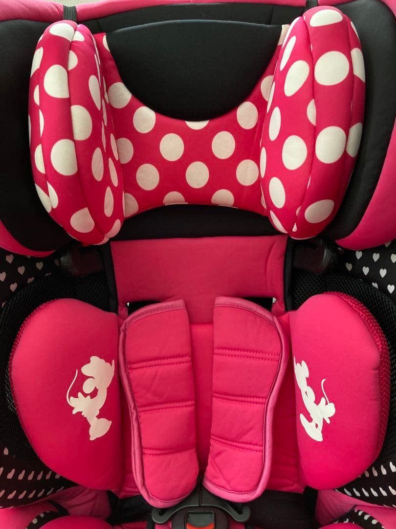 【西松屋限定】ミニーマウス チャイルドシート ピンク 限定モデル 廃盤