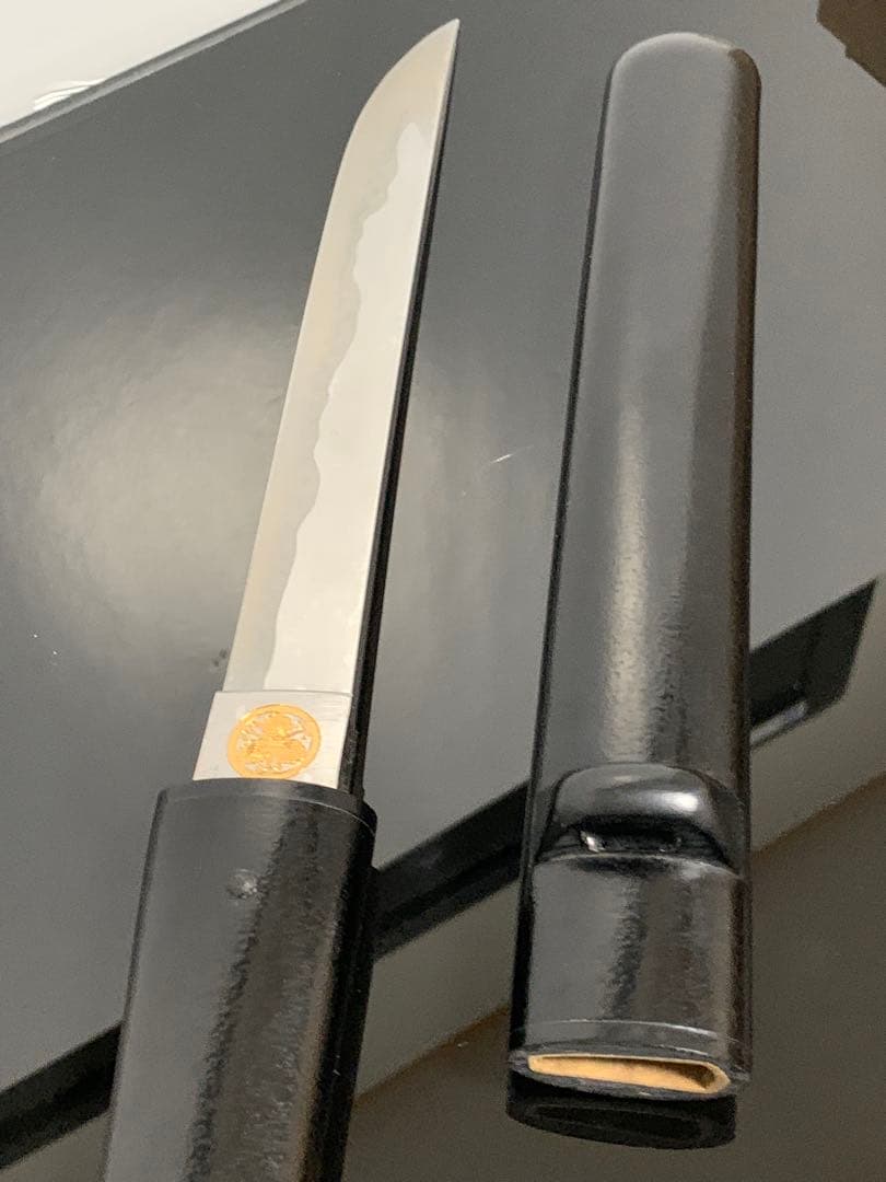 《美品》《送料無料》⭐︎美濃国住　桜井俊之作　御守刀　木箱　刀袋付き　模造刀♪⭐︎