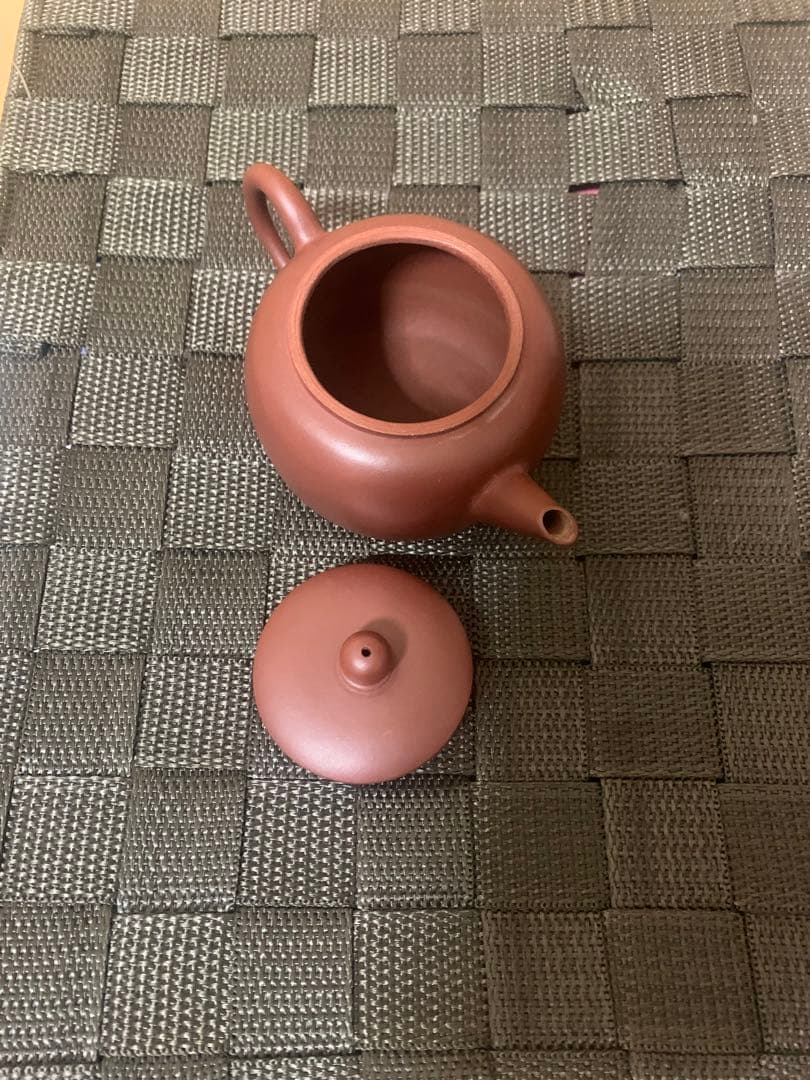 【荊溪惠孟臣製款】唐物 紫砂 朱泥 砲口 孟臣壺