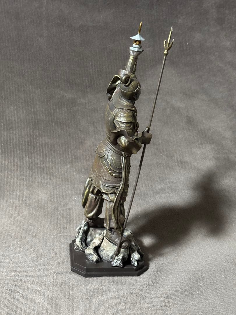 海洋堂　artpla 四天王像　多聞天　塗装　完成品