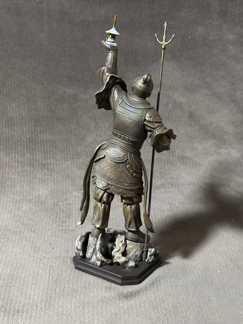 海洋堂　artpla 四天王像　多聞天　塗装　完成品