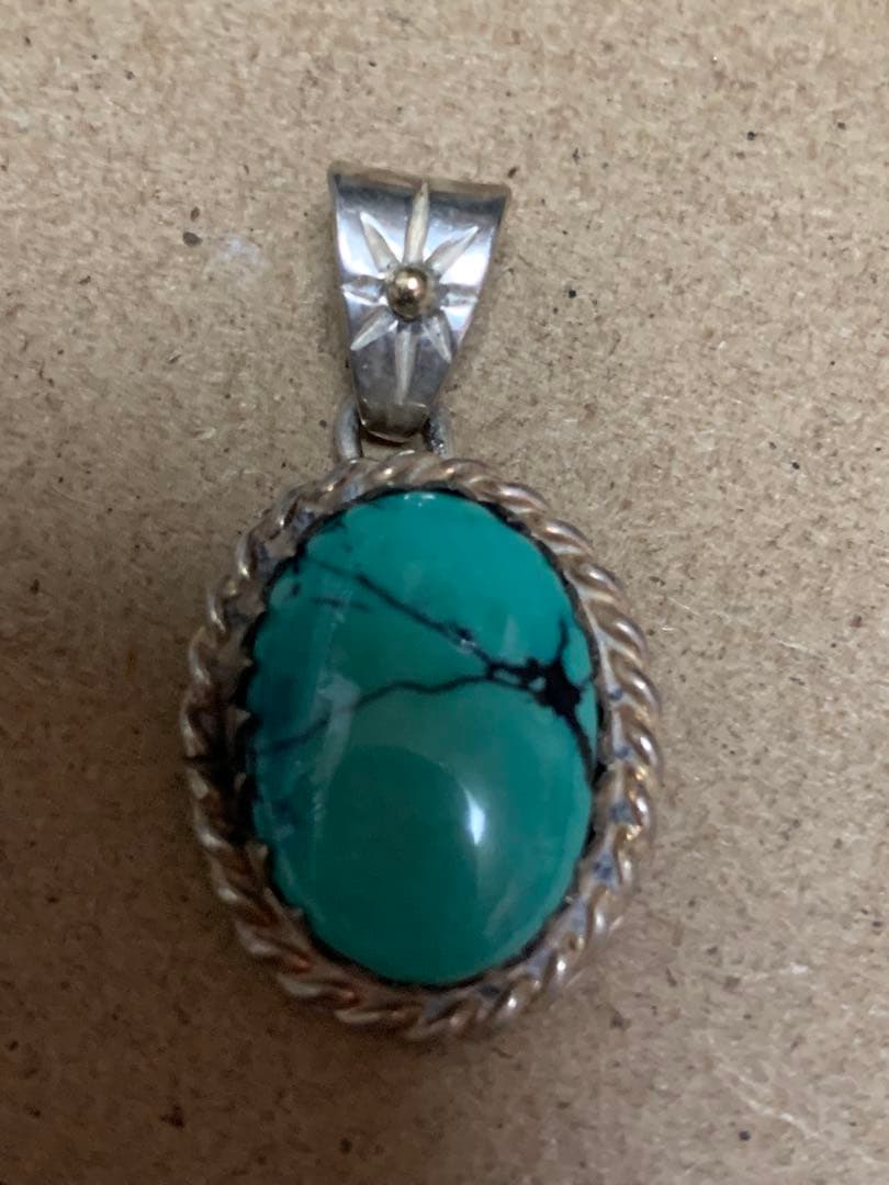ビックハンド ターコイズ シルバー ペンダントトップ