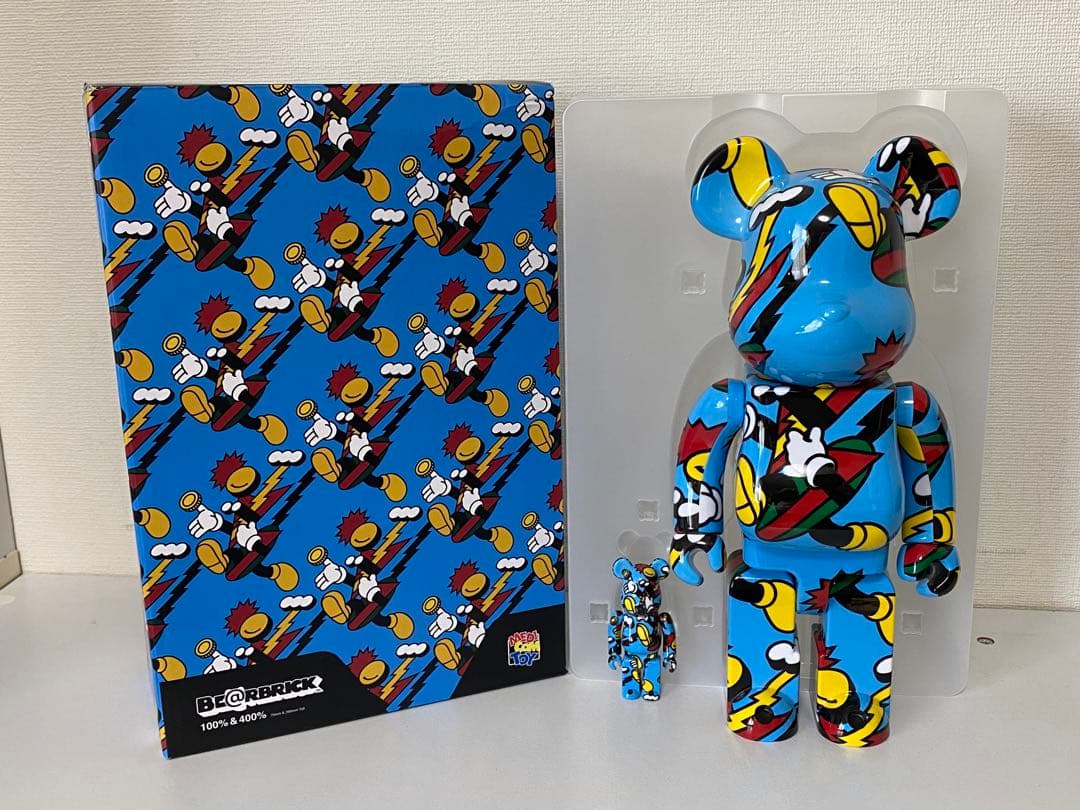 ベアブリック/Grafflex Arts/400%/限定/100%/セット/箱付