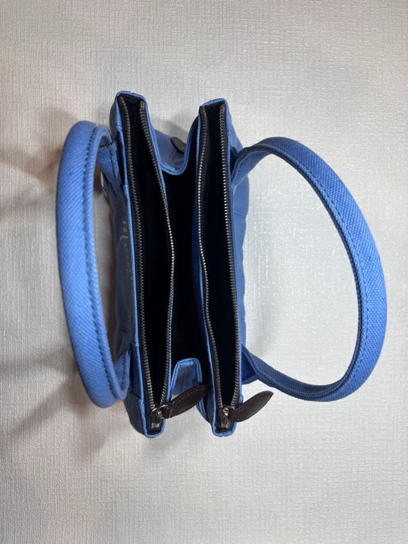 しずかMORABITO 青 ハンドバッグ