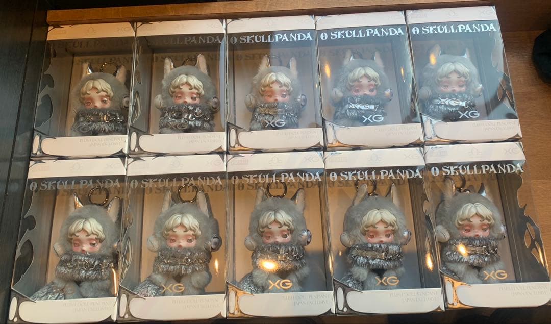 SKULLPANDAXGぬいぐるみペンダント10個セット POP MART正規品