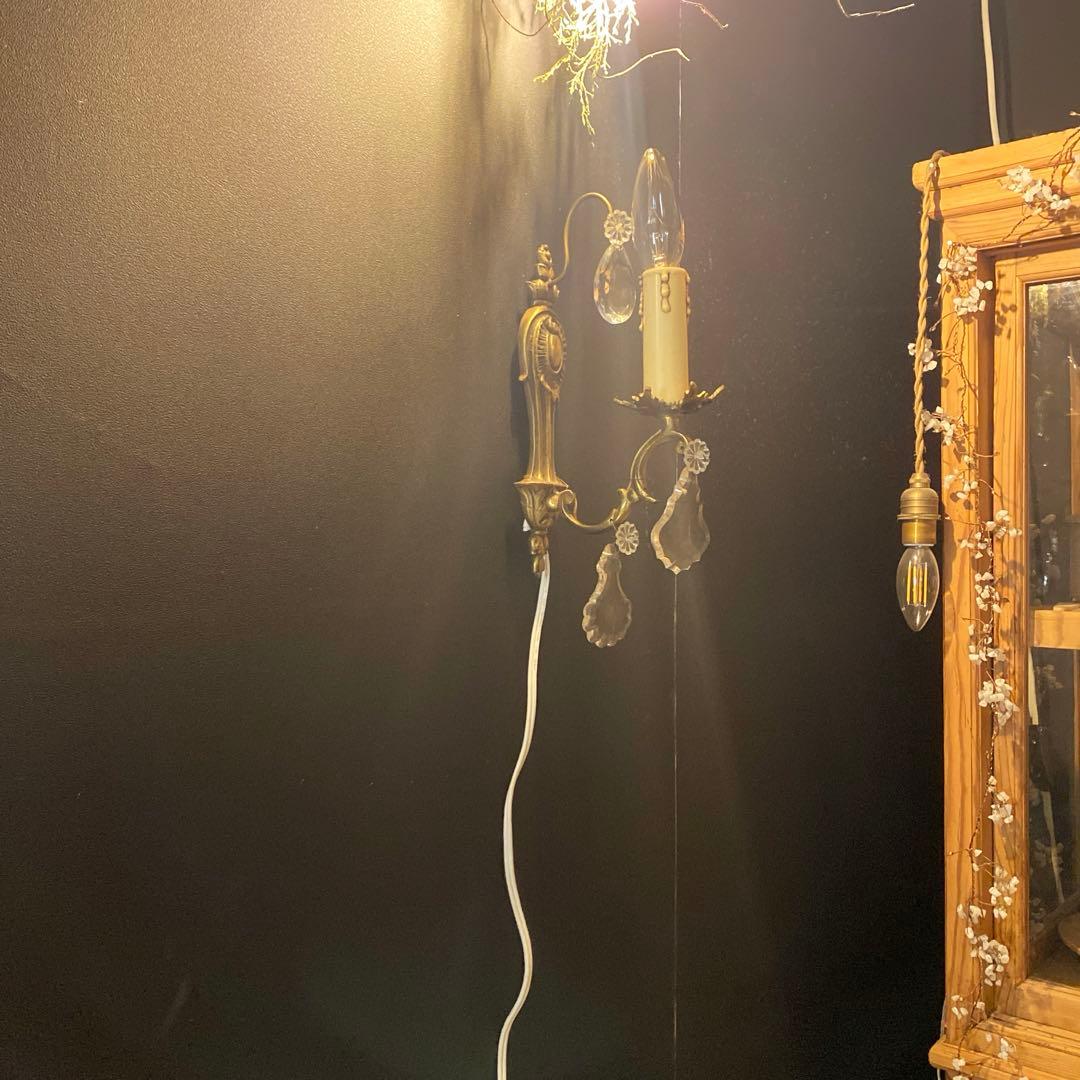 フランスアンティーク　ウォールランプ　1灯照明　A