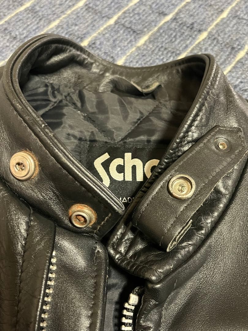Schott シングルライダース　641Q サイズ42