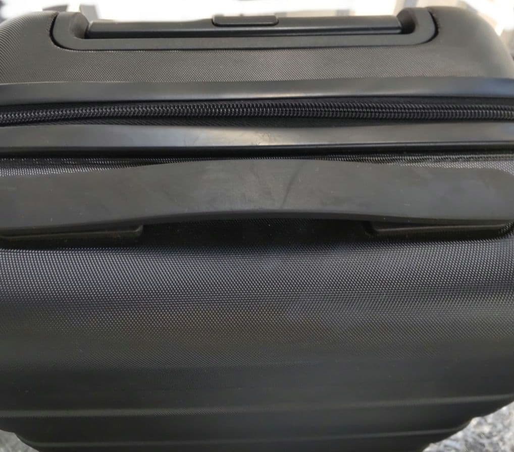 美品 無印良品 バーを自由に調整 キャリーケース ハードキャリー