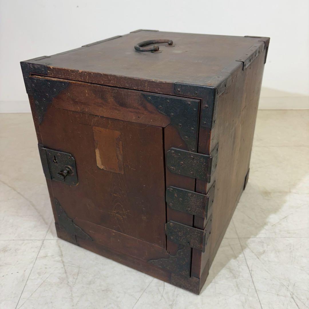 時代もの 船箪笥 船金庫 古民具 箪笥 銭箱 銭函 時代箪笥 小箪笥 時代箱