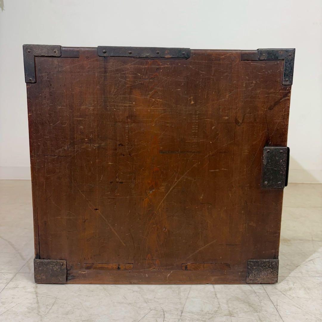 時代もの 船箪笥 船金庫 古民具 箪笥 銭箱 銭函 時代箪笥 小箪笥 時代箱