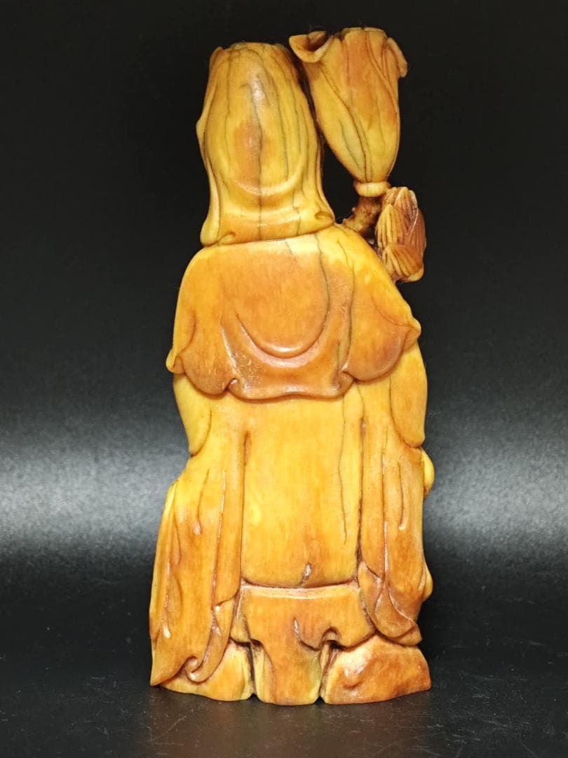 中国古美術　観音様　置物　唐物　仏教(F-36)