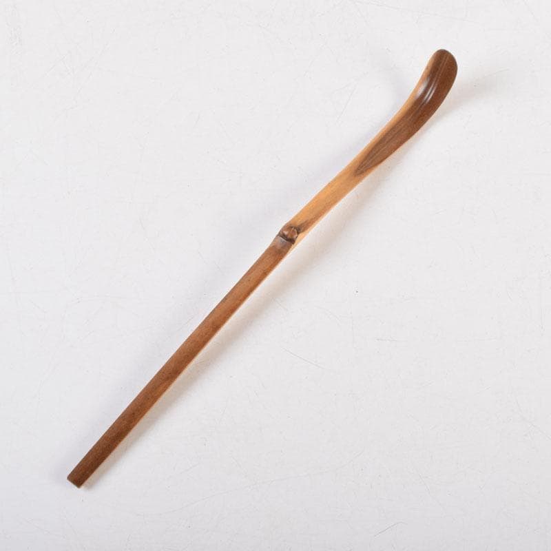 茶道具　茶杓　銘「清閑」　前大徳　藤井誠堂書付　共筒共箱　C　8766