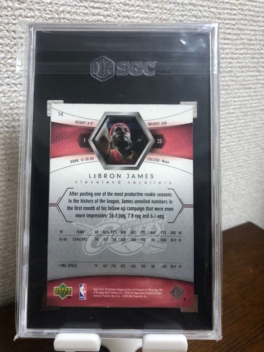 その他 Sp authentic lebron james SGC 10