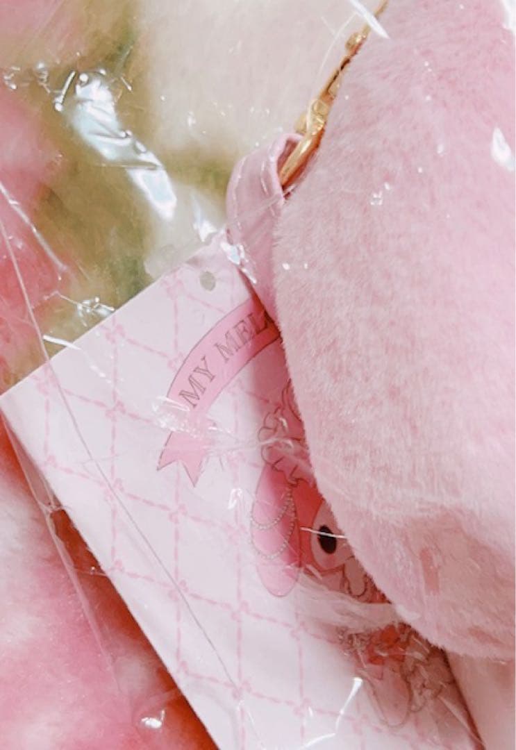 マイメロ レディマイメロディ ぬいぐるみ風ショルダーバッグ