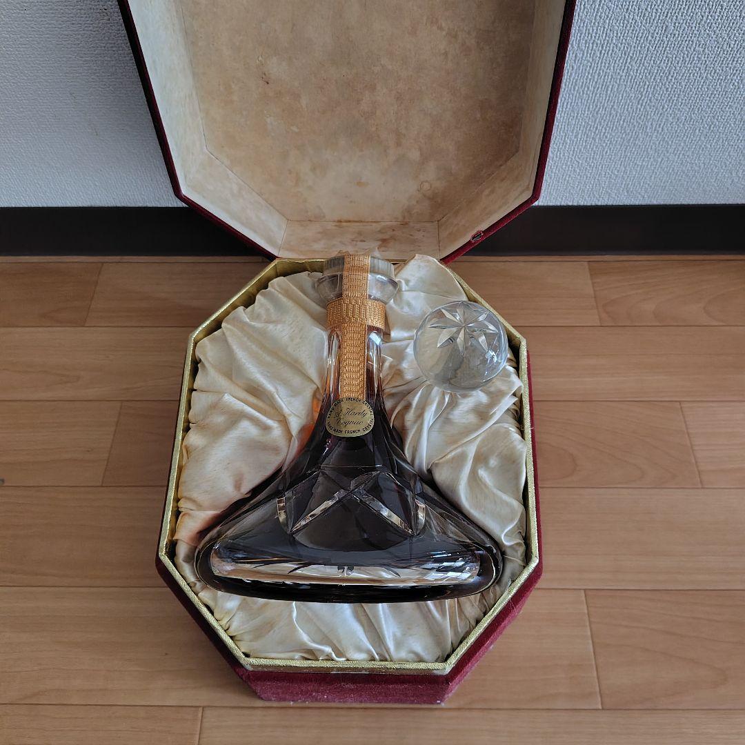 A.HARDY ハーディー クリスタル デキャンタ ブランデー替え栓付き　箱付き