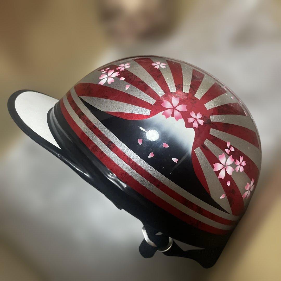 コルク半三つボタン　日章　ラメ